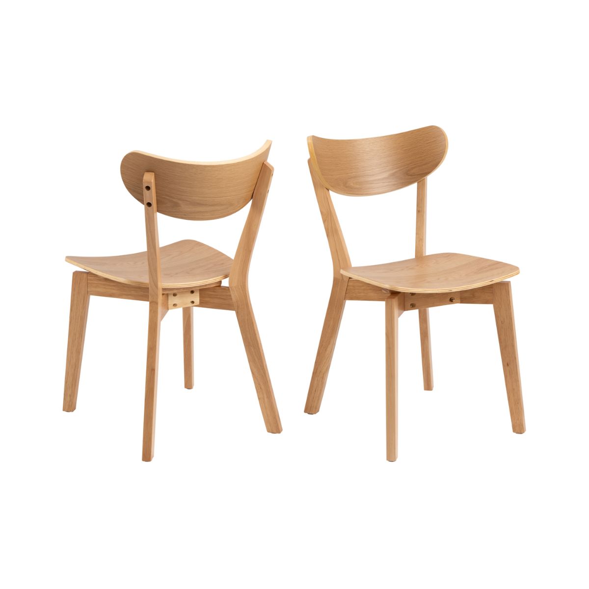 Scaun dining maro din lemn Roxby Actona