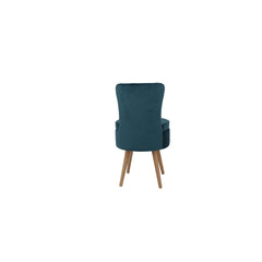 Scaun living, cu spatiu de depozitare, din lemn, cu tapiterie din catifea, 43 x 79 cm, Grunberg TB99 (verde)