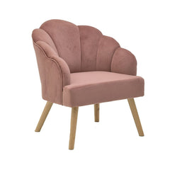 Scaun velvet roz 63x73x083/42
