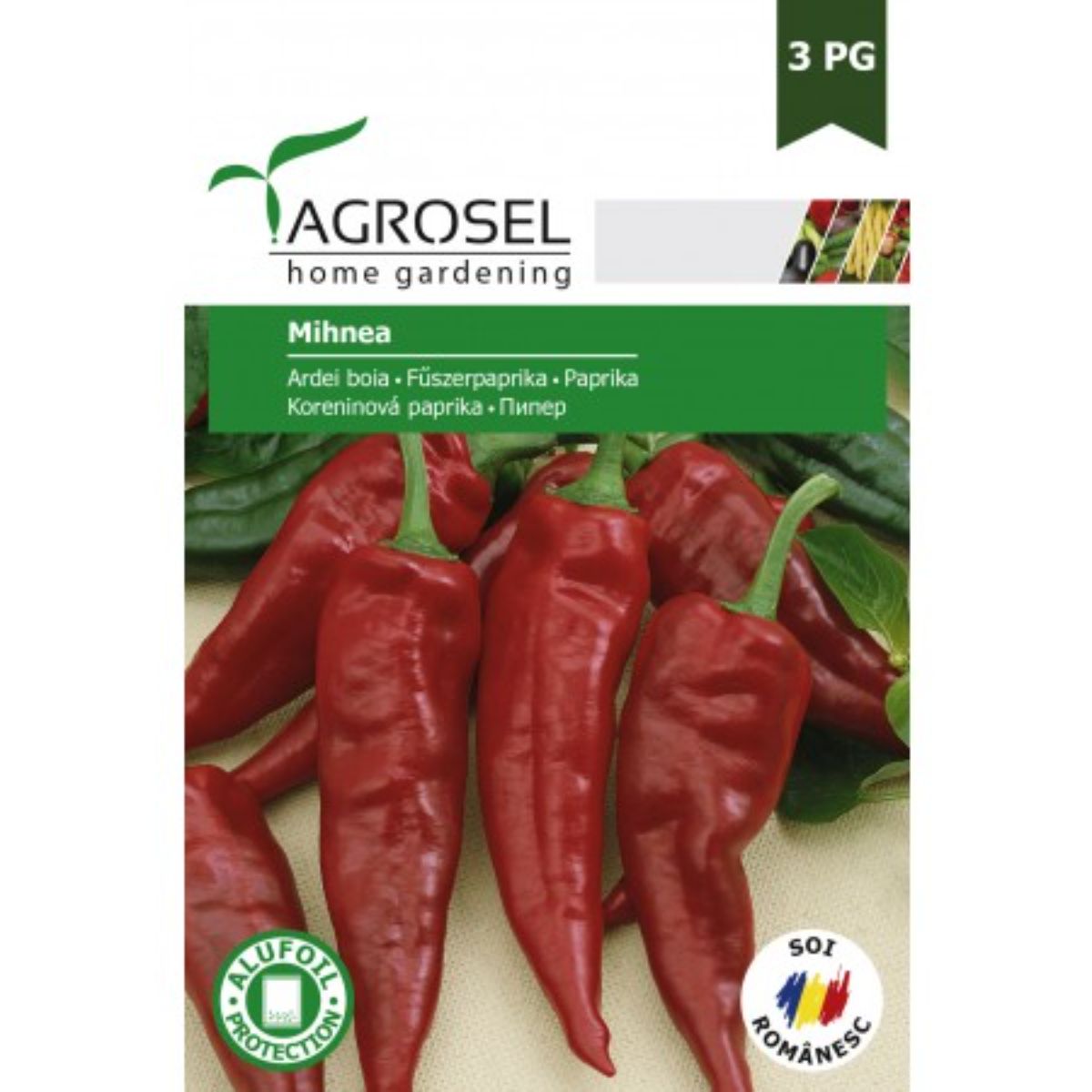 Seminte Ardei boia Mihnea Agrosel 2000 sem