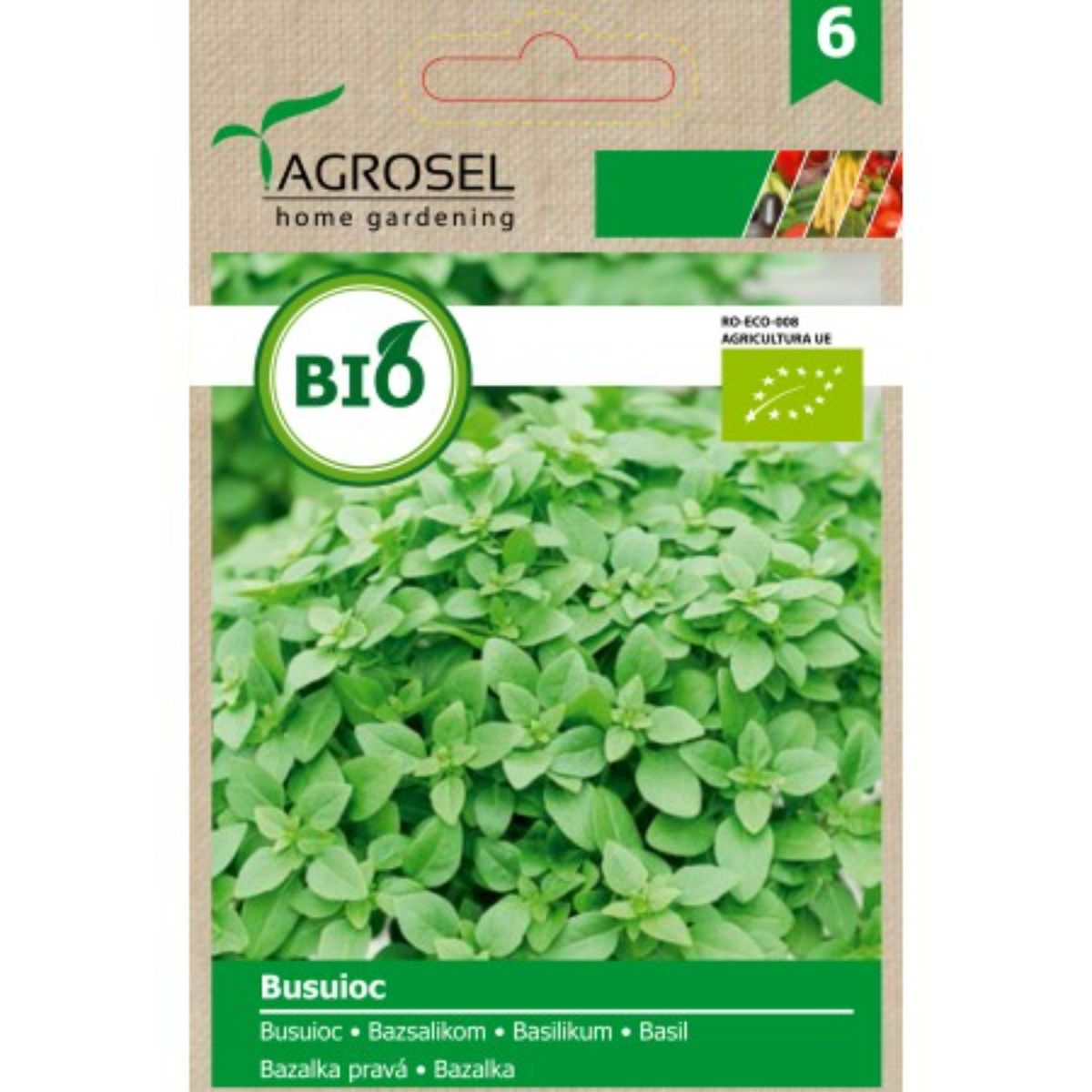 Seminte bio Busuioc ECO Agrosel 1 g, 1, hectarul.ro