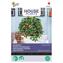 Seminte de ardei ornamental, 1 gram, BUZZY