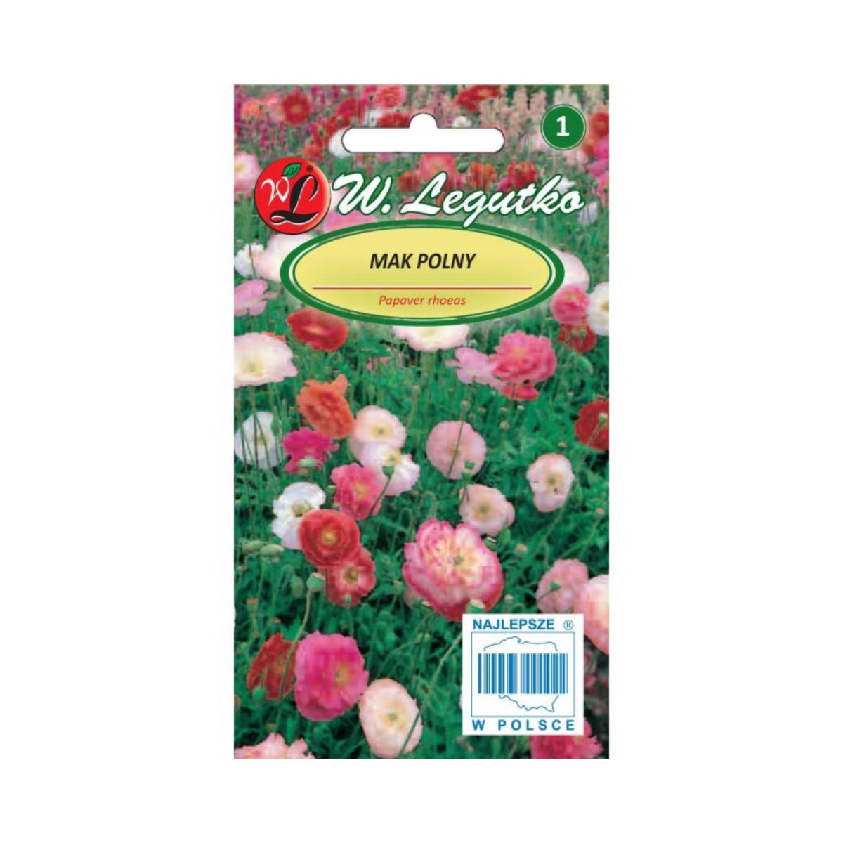 Seminte de mac ornametal MIX, 0,5 gr, LEGUTKO