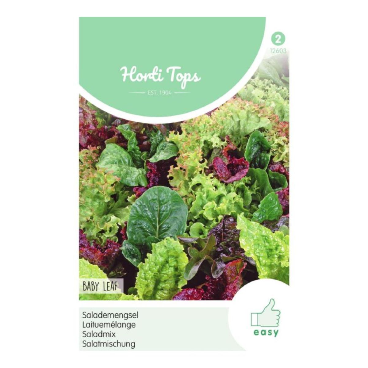 Seminte de salata MIX, 3 grame, Hortitops, 1, hectarul.ro
