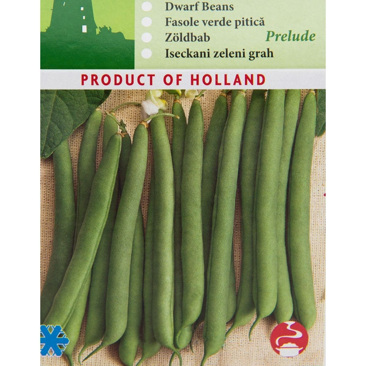 Seminte Fasole pitica verde PRELUDE Pop Vriend 100 g