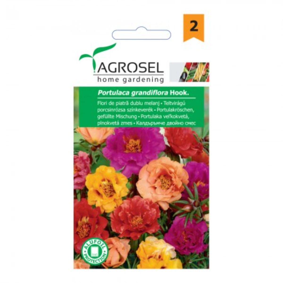 Seminte flori Flori de piatra dublu melanj Agrosel 0.4 g