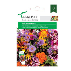 Seminte mix flori de balcon, 4 grame, AGROSEL