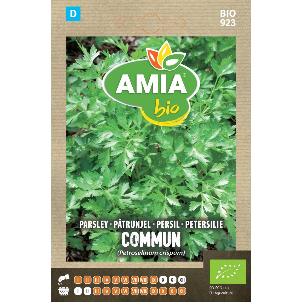 Seminte Patrunjel Comun BIO AMIA 2gr, 1, hectarul.ro