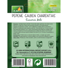 Seminte Pepene galben CHARENTAIS A AMIA 1.5gr