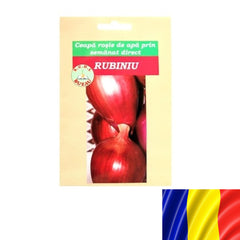 Seminte romanesti de ceapa RUBINIU 10gr, SCDL Buzau
