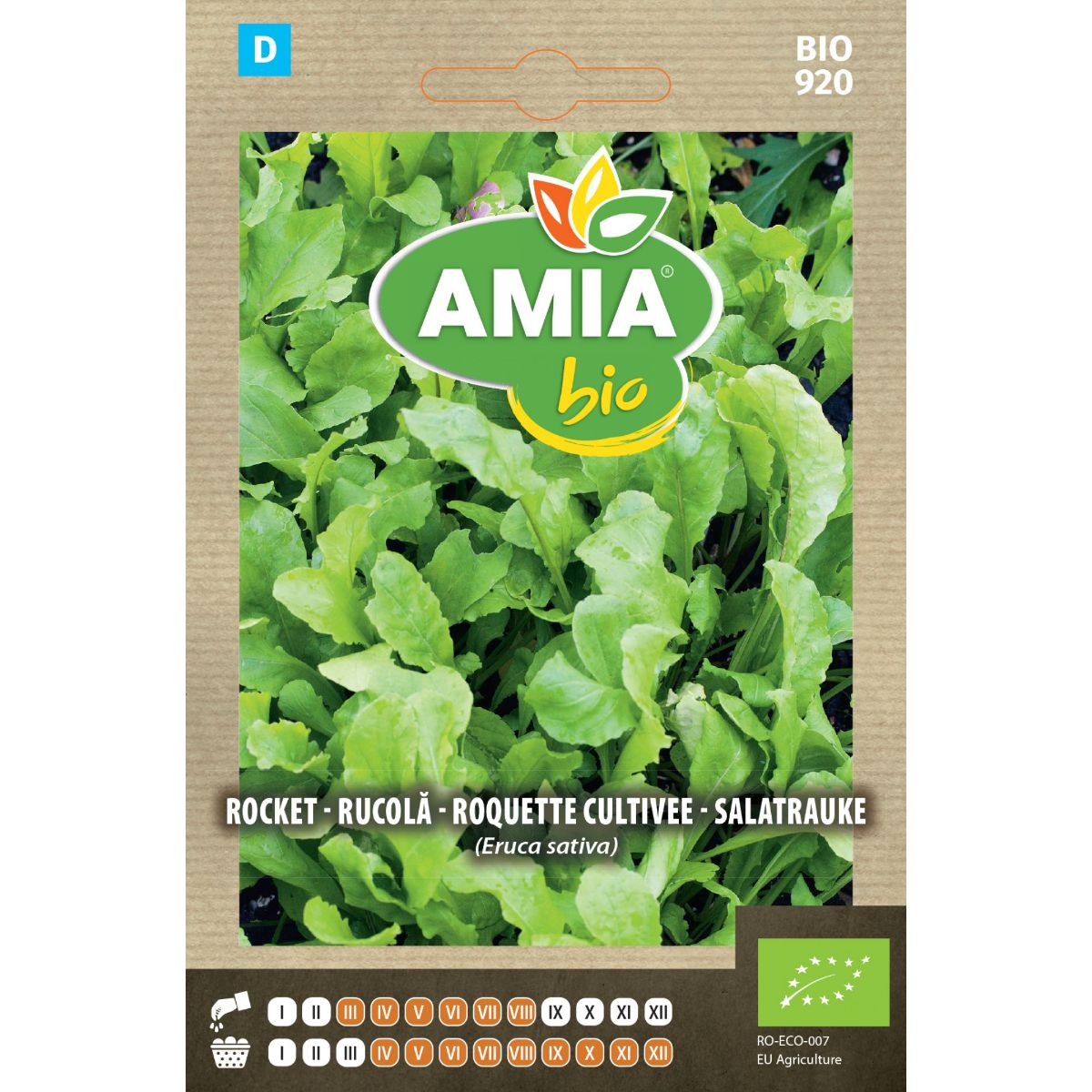 Seminte Rucola BIO AMIA 5gr