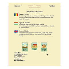 Seminte Spanac  Matador  TRATAT AGROSEM 250 g