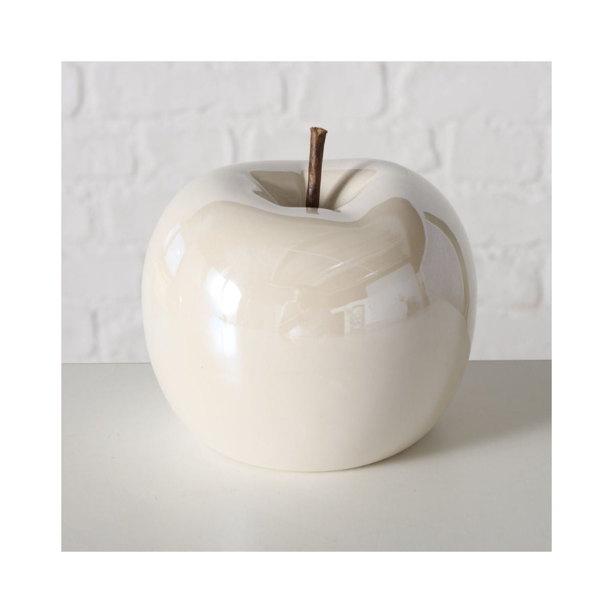 Set 2 decoratiuni albe din ceramica 6,5 / 11 cm design mar Perly Boltze, 3, hectarul.ro