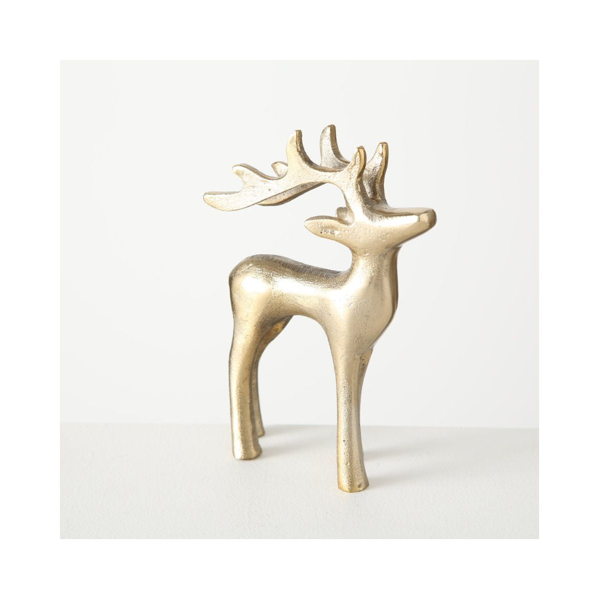 Set 2 decoratiuni aurii din aluminiu 14 / 21 cm Taisto Boltze, 5, hectarul.ro