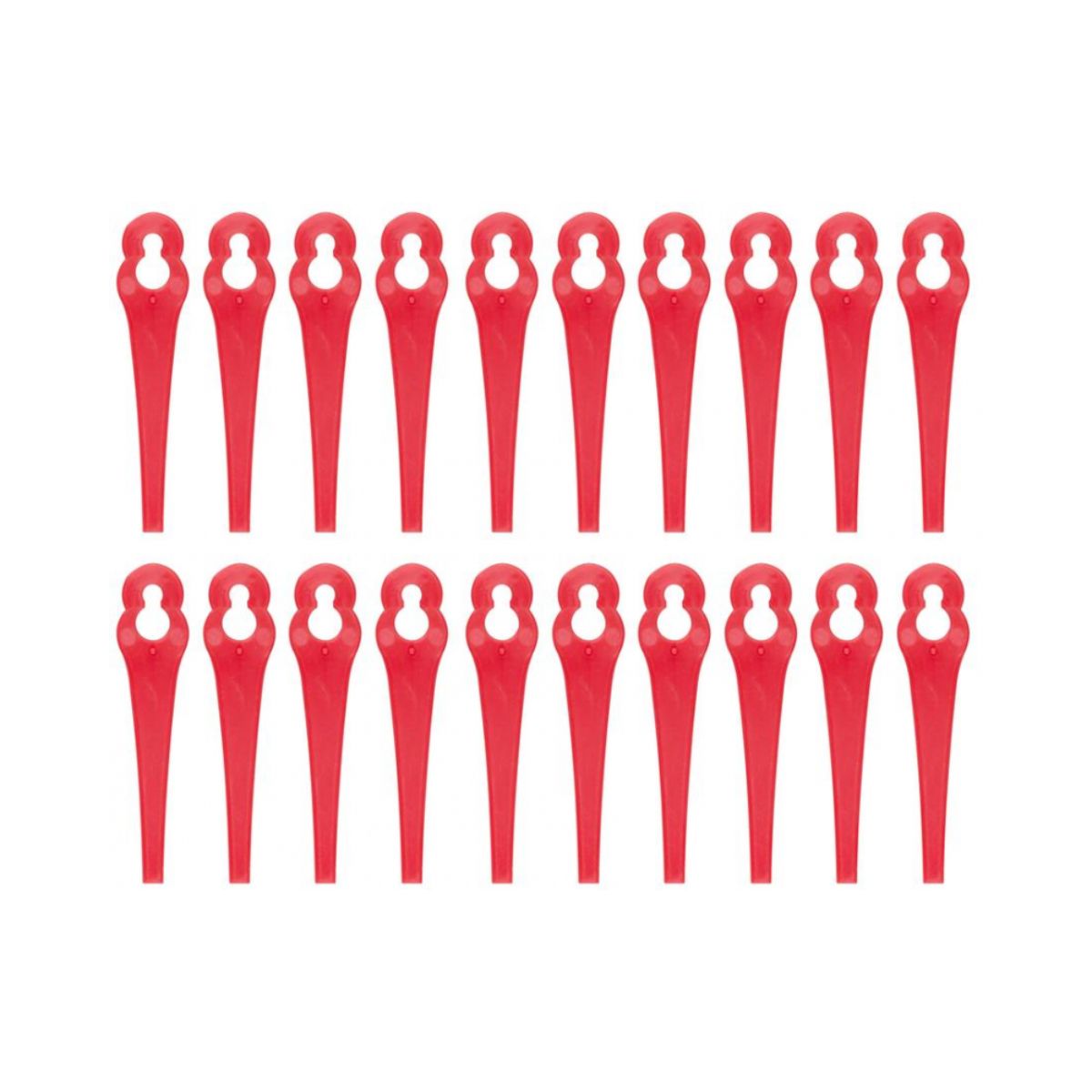 Set 20 de cutite PVC pentru trimmer tuns iarba, 1, hectarul.ro