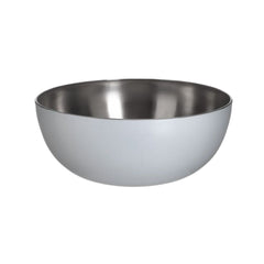 Bol de salata, din inox,  Φ24x10 cm, ALB