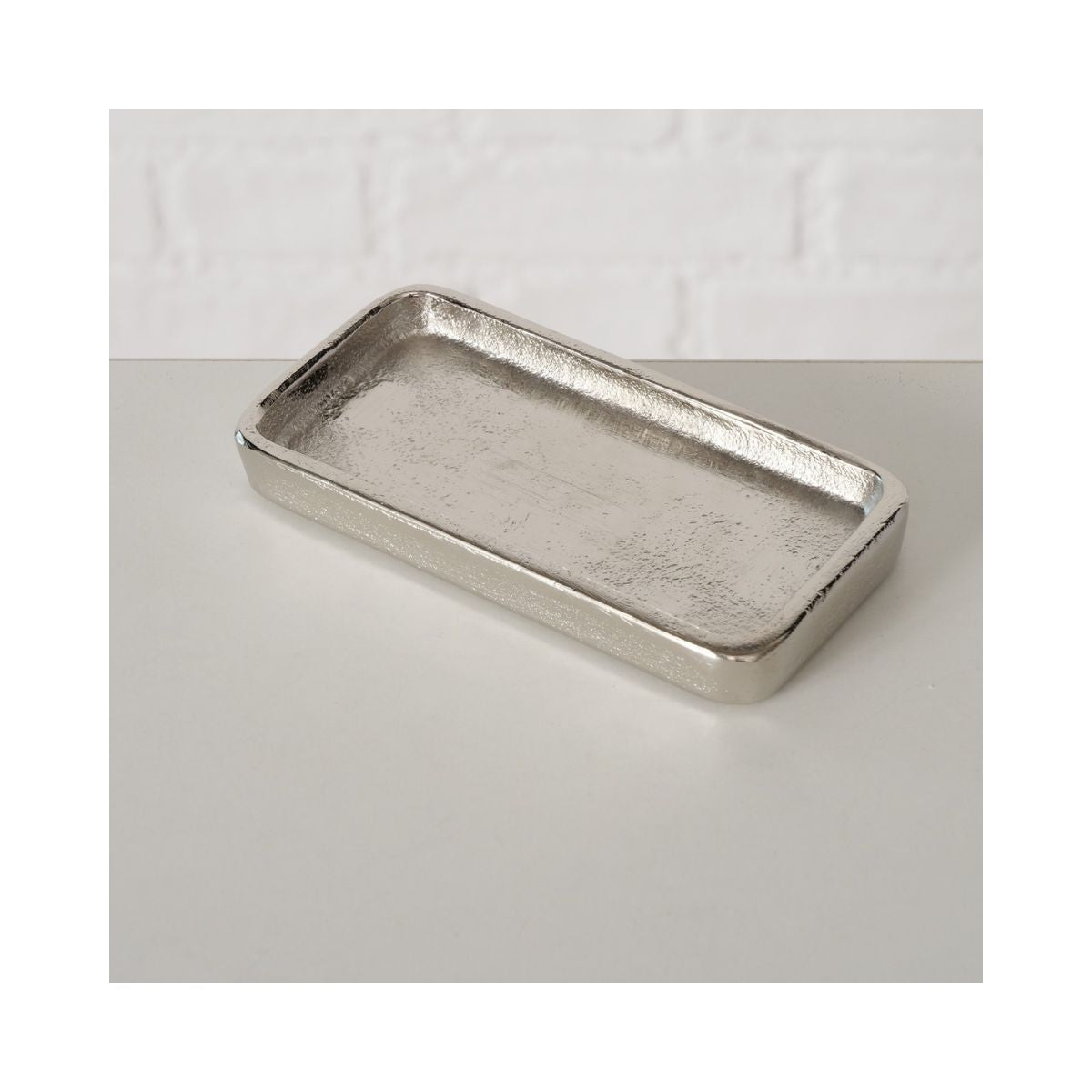 Set 3 tavi argintii din aliaj nichel-aluminiu 13 / 38 / 24 cm Simo Boltze, 3, hectarul.ro