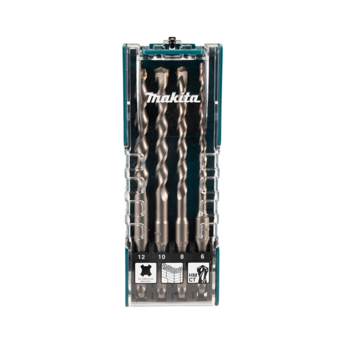 SET 4 BURGHIE TDCT SDS-Plus﻿ Makita 6-12 mm, 1, hectarul.ro