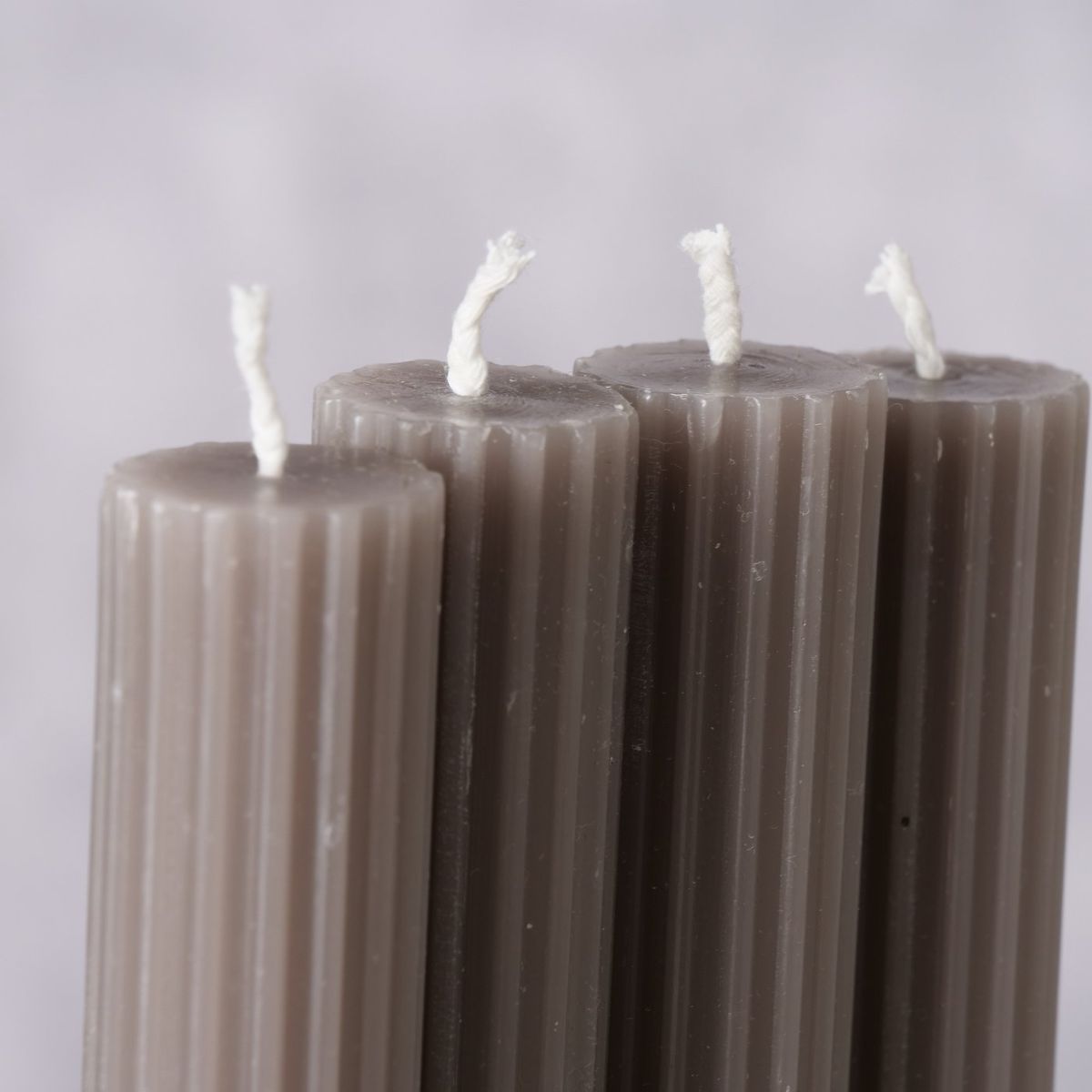 Set 4 lumanari maro din parafina 25 cm Classic Boltze, 2, hectarul.ro