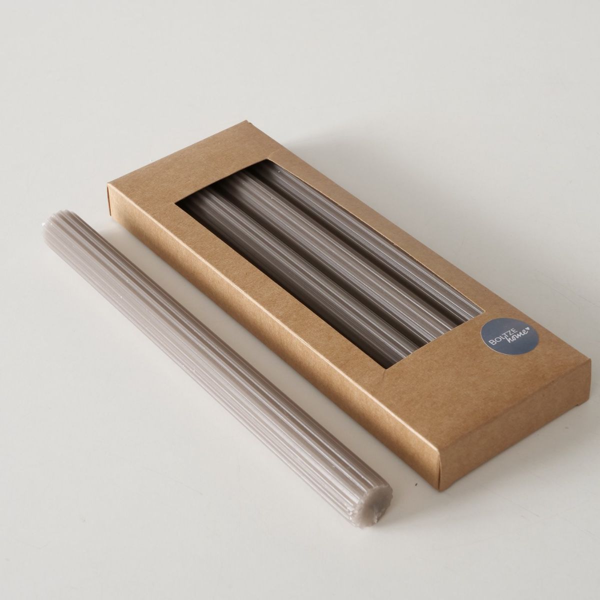 Set 4 lumanari maro din parafina 25 cm Classic Boltze, 6, hectarul.ro