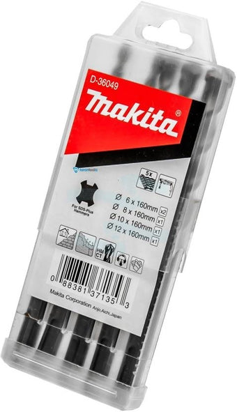 SET 5 BURGHIE SDS-PLUS Makita 6-12, 1, hectarul.ro