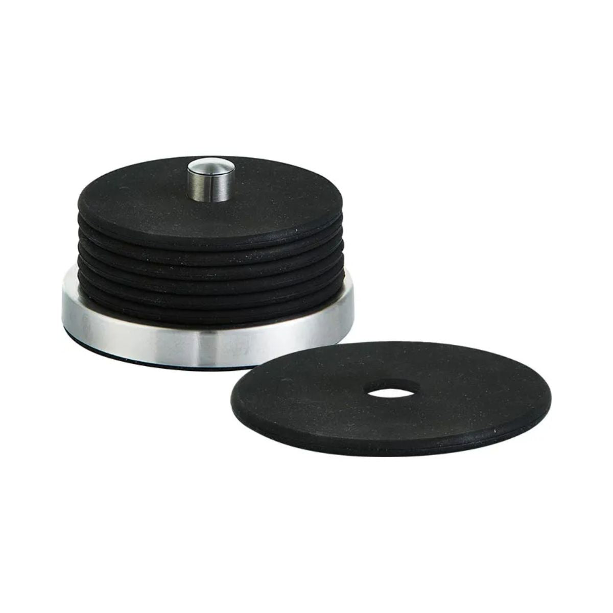 Set 6 coastere Φ10 din silicon cu suport din inox Zeller