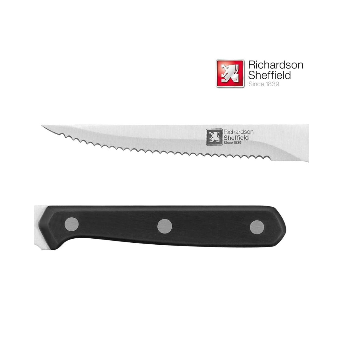 Set 6 cutite negre pentru friptura Cucina Richardson Sheffield, 6, hectarul.ro