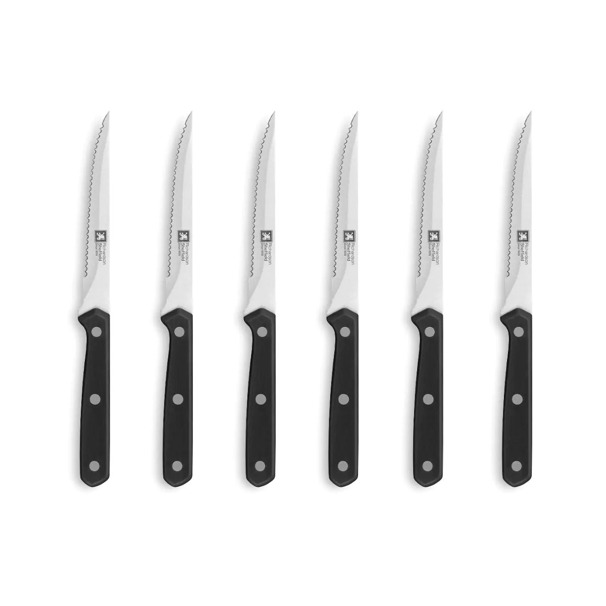 Set 6 cutite negre pentru friptura Cucina Richardson Sheffield, 1, hectarul.ro