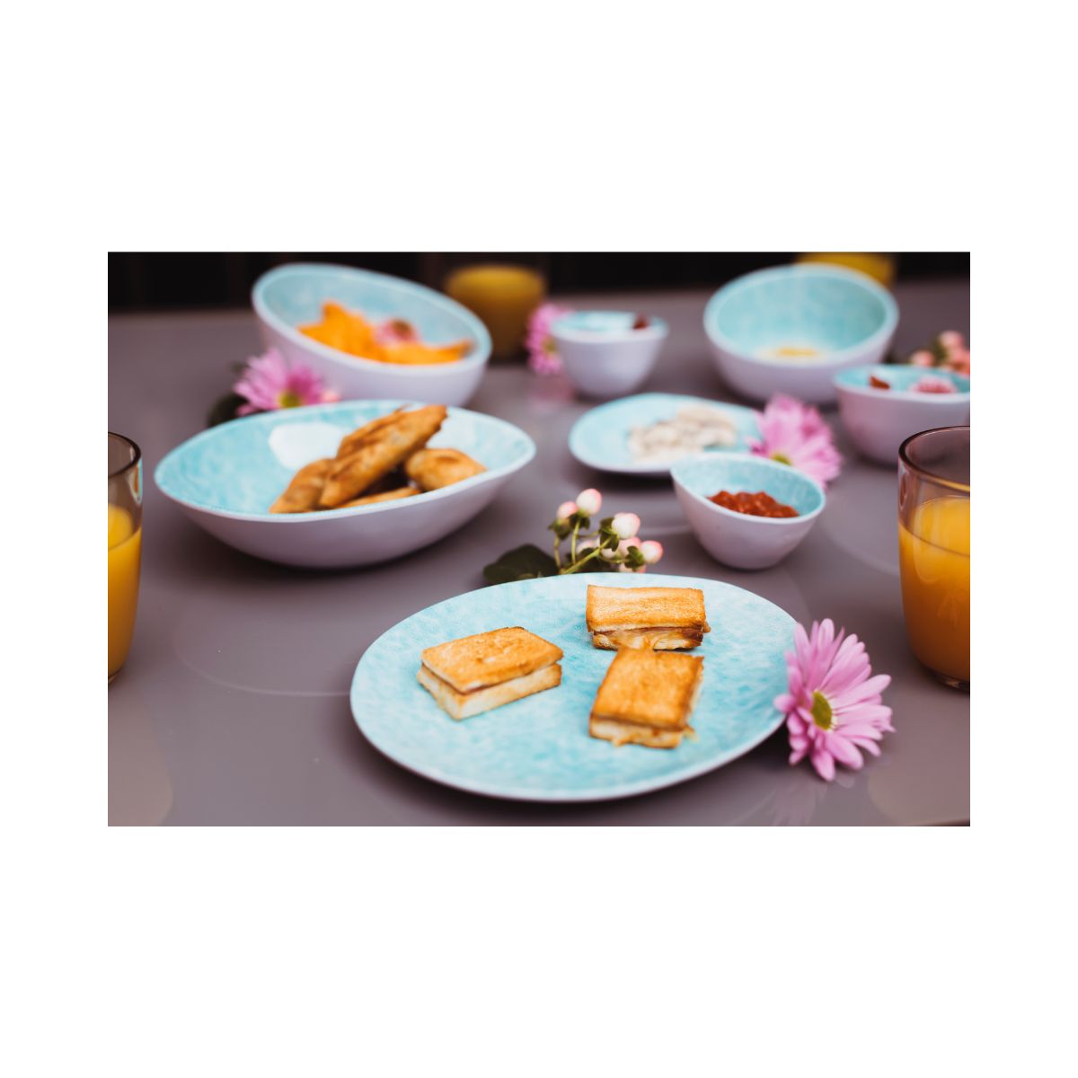 Set 6 pahare colorate din sticla 31cl Cosy Moments Streetfood Festival Cosy&Trendy, 10, hectarul.ro