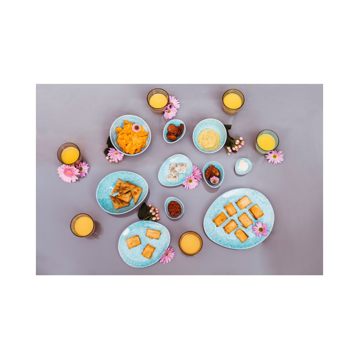 Set 6 pahare colorate din sticla 31cl Cosy Moments Streetfood Festival Cosy&Trendy, 8, hectarul.ro