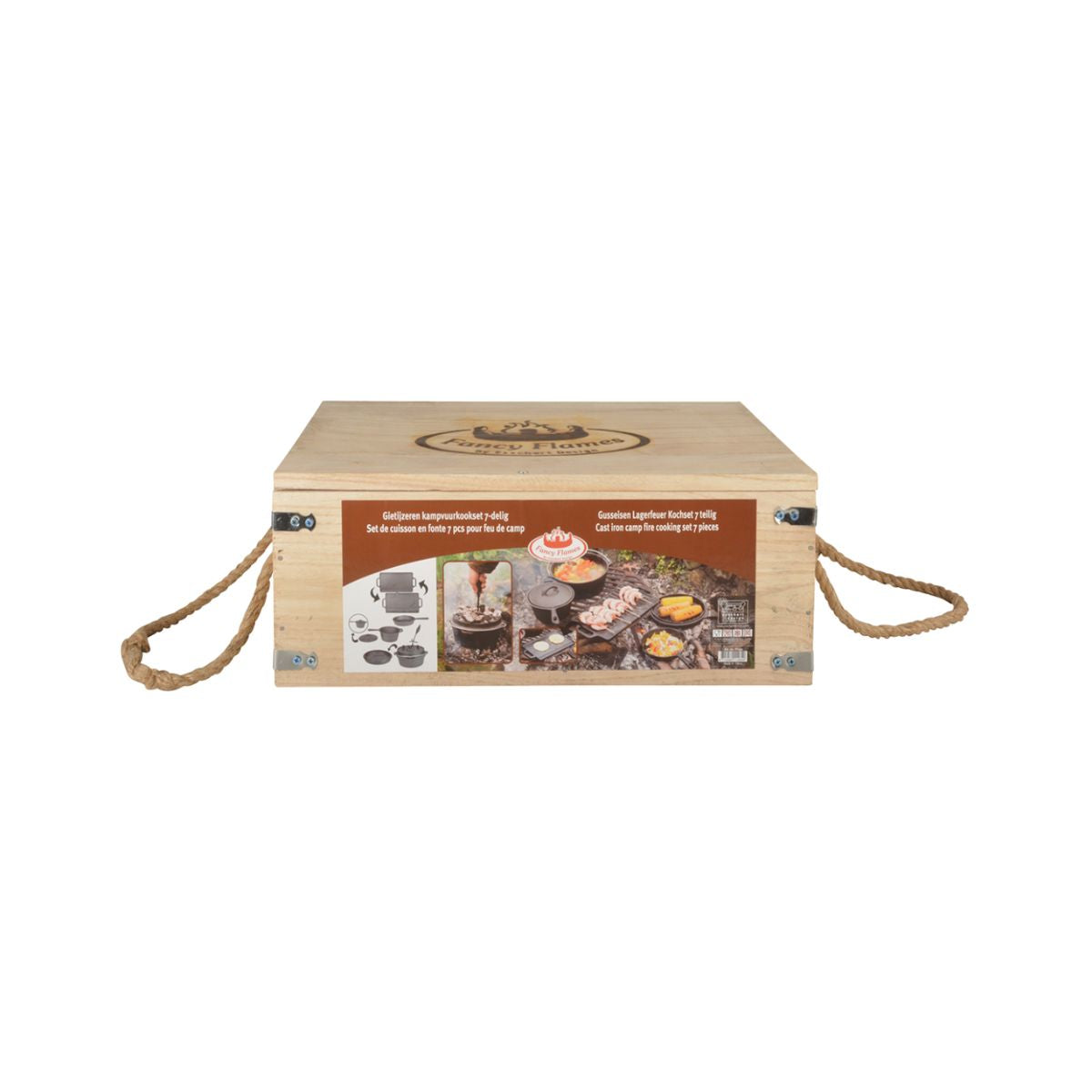 Set 7 piese pentru gatit din otel turnat Dutch Oven Esschert Design
