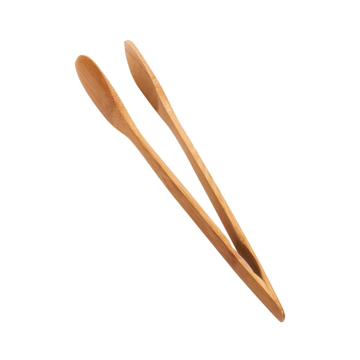 Set ustensile de bucatarie din bambus in suport, 7 piese, Kitchen Utensil Holder Zeller