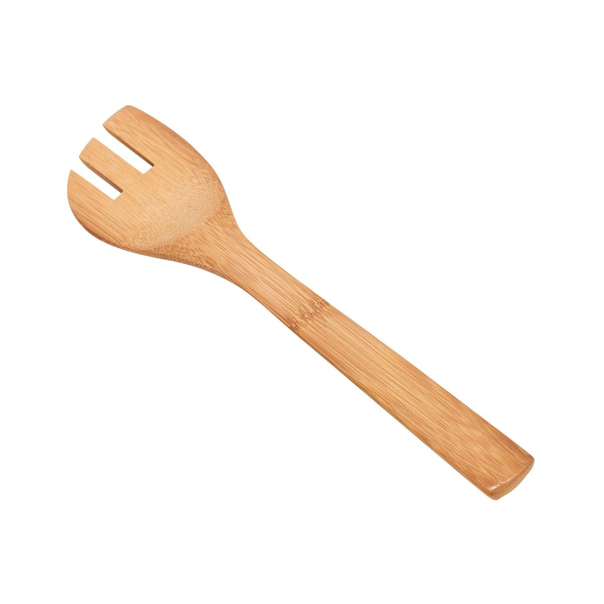 Set ustensile de bucatarie din bambus in suport, 7 piese, Kitchen Utensil Holder Zeller