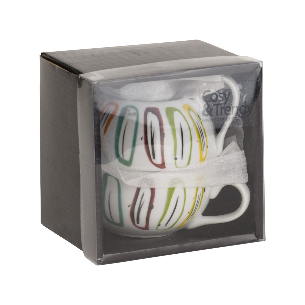 Set ceainic si ceasca din portelan, 38cl/30cl Deco Cosy&Trendy, 3, hectarul.ro