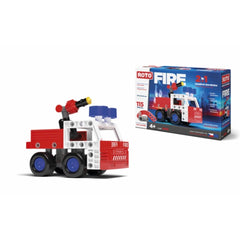 Set constructie Masina de pompieri 2 in 1 Roto Efko, 115 piese