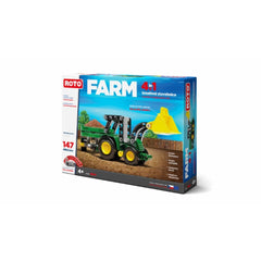 Set constructie Tractor 4 in 1 Roto Efko, 147 piese