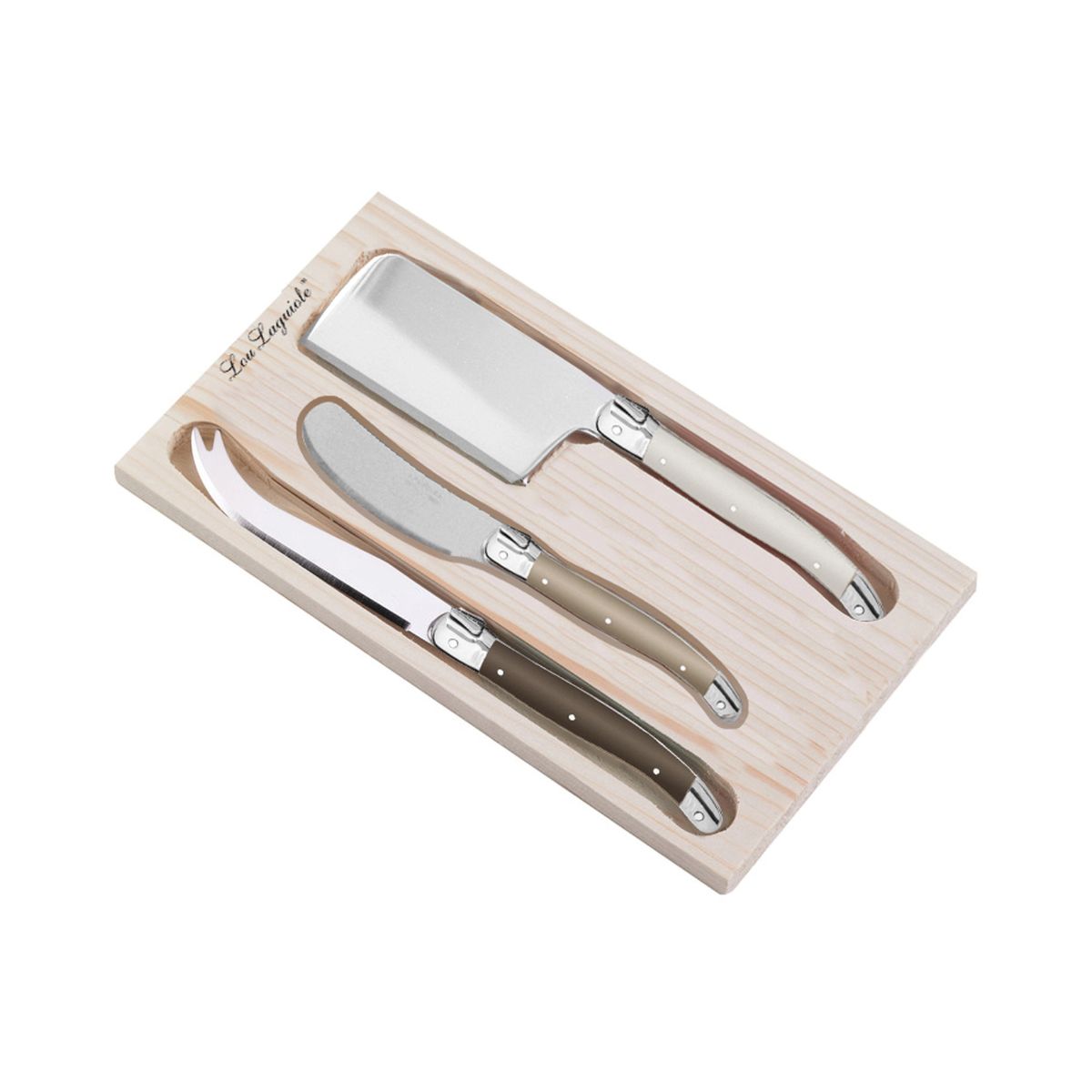Set cutite de branza, 3 piese, Tradition Lou Laguiole, 1, hectarul.ro