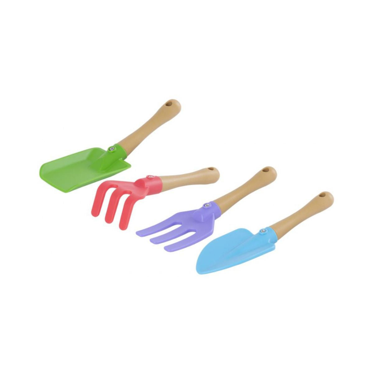 Set de 4 unelte gradinarit pentru copii Strend Pro Herrison, multicolor, 1, hectarul.ro