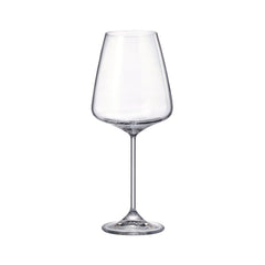 Set de 6 pahare pentru vin alb, transparent, din cristal de Bohemia, 520 ml, Sora White Wine