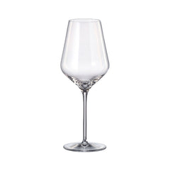 Set de 6 pahare pentru vin alb, transparent, din cristal de Bohemia, 570 ml, Louvre White Wine