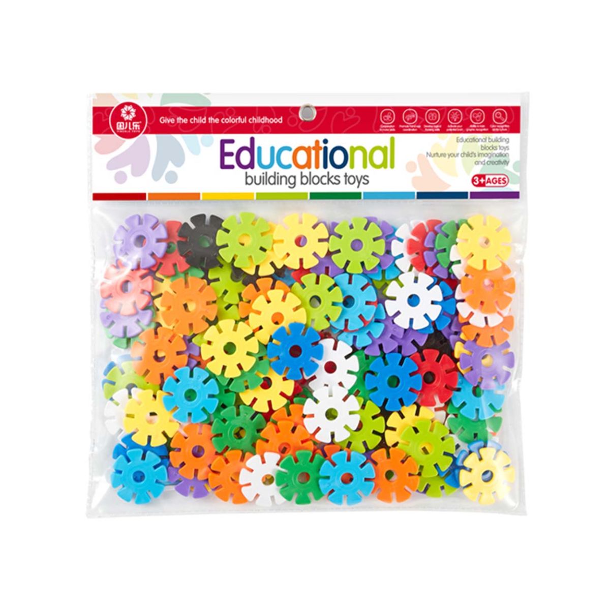 Set de constructie Educational, 129 de piese WW 3001