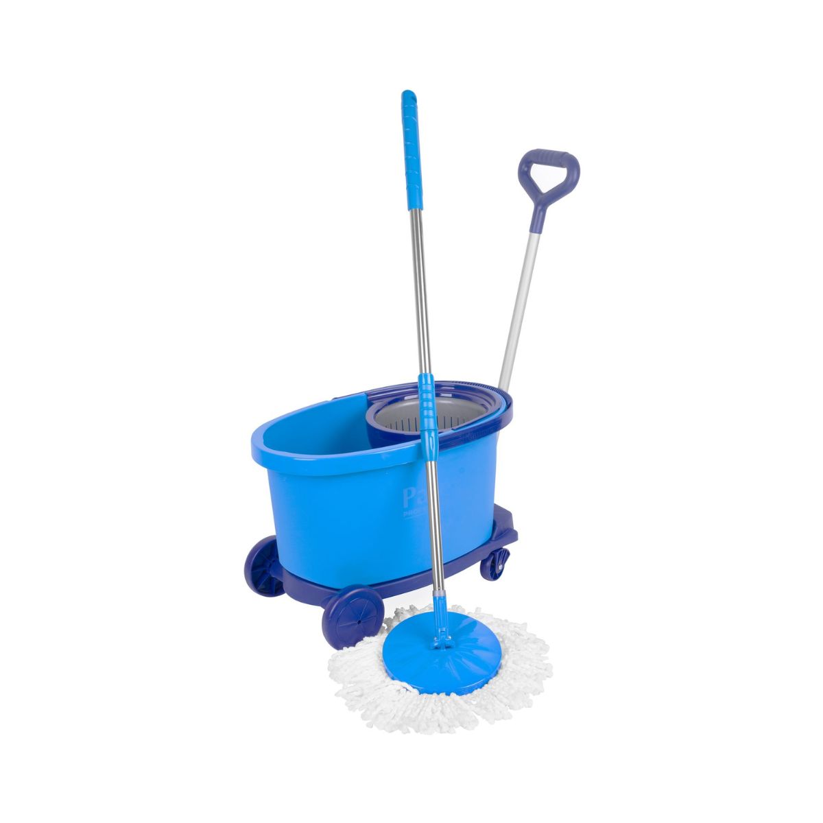 Set galeata cu mop rotativ pentru uz profesional Strend Pro 35 l cu suport pe roti
