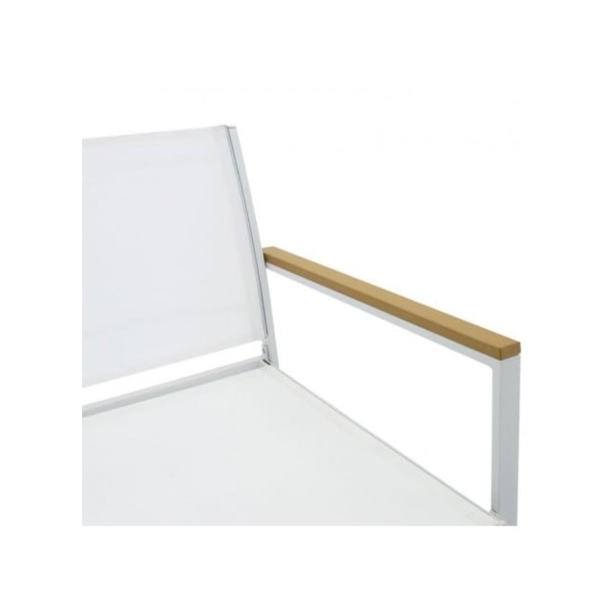 Set mobilier terasa/ gradina cu masa, canapea si scaune alb