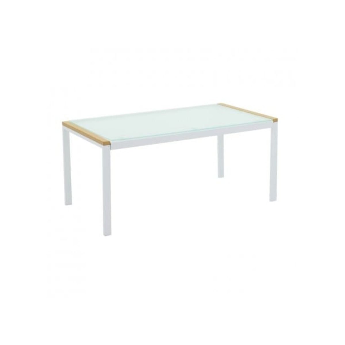 Set mobilier terasa/ gradina cu masa, canapea si scaune alb