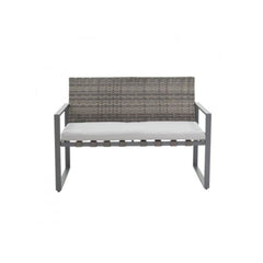 Set mobilier terasa/ gradina cu masa, canapea si scaune gri