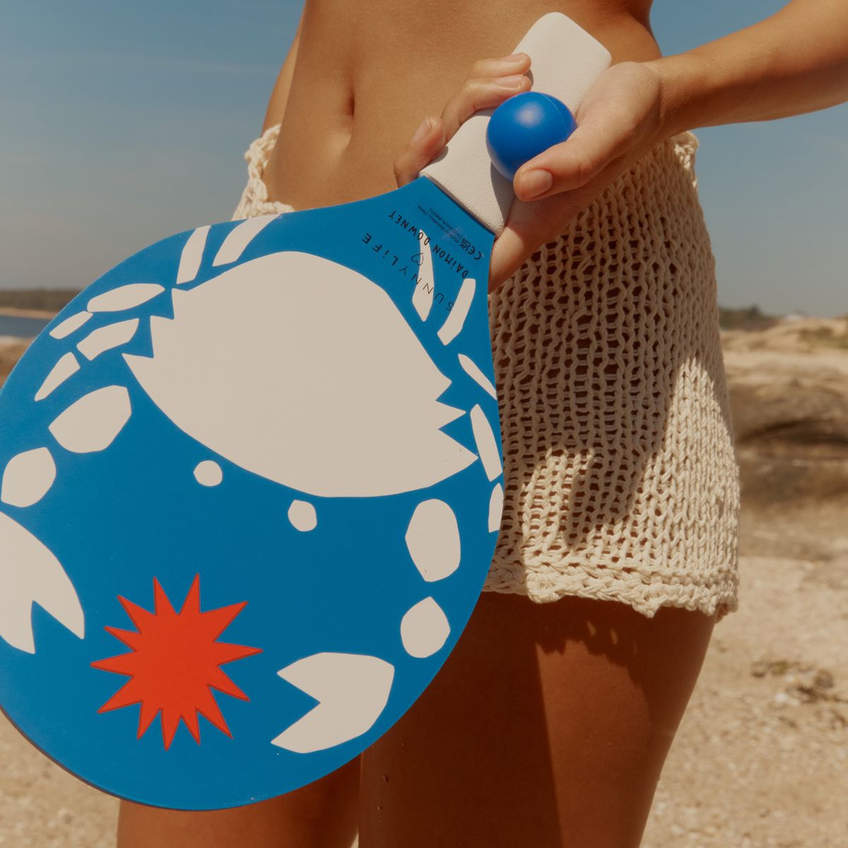 Set palete cu 2 mingi, pentru plaja Sunnylife X Daimon Downey