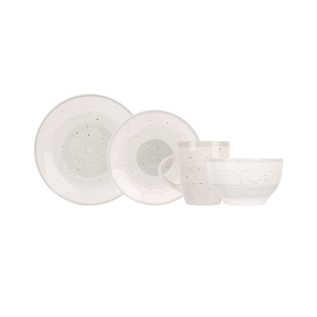 Set pentru cina verde/crem, ceramic, pentru 4 persoane, Mira Cosy&Trendy, 1, hectarul.ro