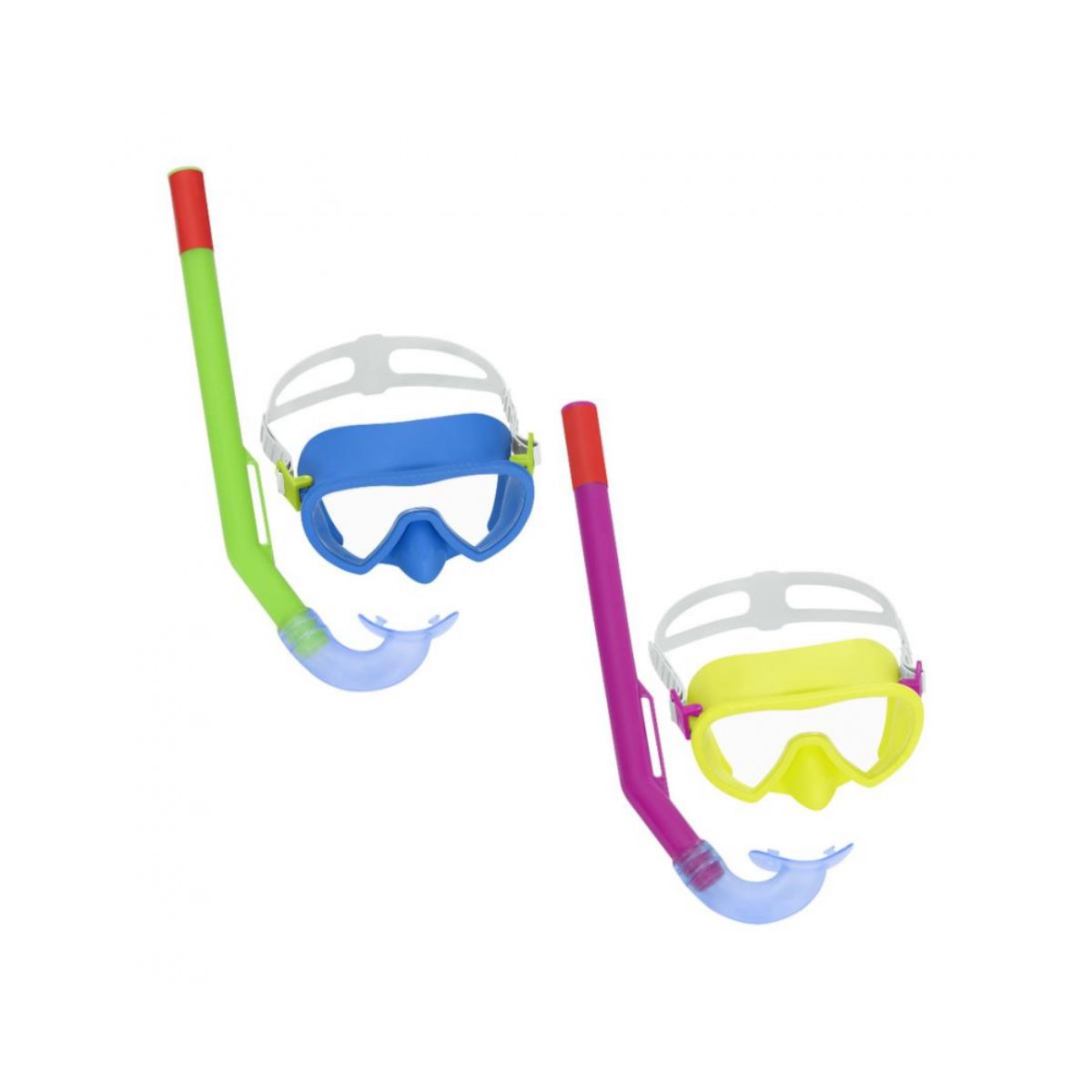Set snorkeling ( ochelari si tub snorkel) Bestway Crusader Essential, culori mixte, 1, hectarul.ro
