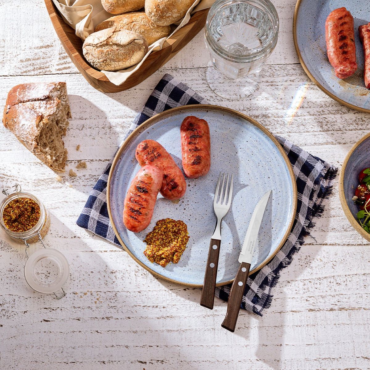 Set tacamuri pentru friptura, 12 piese, Tradicional Steak-/Pizza Tramontina