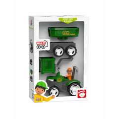Set tractor cu 1 fermier si accesorii MultiGO